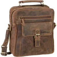 Green Burry GREENBURRY Umhängetasche Vintage Crossbody Bag Brown braun