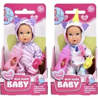 Simba MNB Onesie Fun, 2-sort Vollvinylpuppe im niedlichen Onesie 12 cm