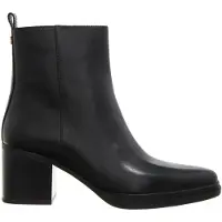 Michael Kors für Damen. 40F5LXME5L Lex Lederstiefeletten schwarz (41), 3 bis 5 cm, Reißverschluss, Lässig
