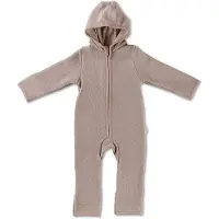Hofbrucker Wollwalk-Overall in Beige | Gr.: 50/56