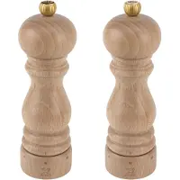Peugeot Mühlenset PARIS 18cm Pfeffermühle Salzmühle Buchenholz Zirkonia-Mahlwerk