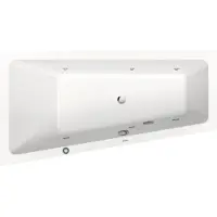Duravit Whirlwanne No. 1 160x85cm, 140 l, EB-Vers, 1 RS li, we.