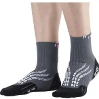 Monnet Trail Run Ultra - Trailrunningsocken Gris / Blanc 35 - 36