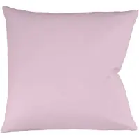 Fleuresse Uni Interlock Jersey Bettwäsche Colours Kissenbezug einzeln 40x40 cm | rose - pink