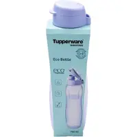 Tupperware Eco+ Trinkflasche 750 ml ¦ blau ¦ Kunststoff ¦ Maße (cm): H: 26 Ø: 8.0