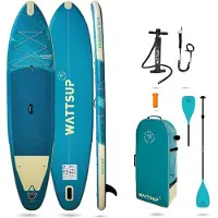 Wattsup MARLIN 12.5 SUP Board Stand Up Paddle Surf-Board Paddel ISUP 378x89cm
