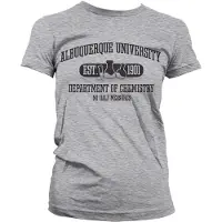 Breaking Bad Shirt "Albuquerque University Dept Of Chemistry Girly Tee" in Grau | Gr.: M