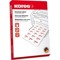 Kores Ordnerrücken-Etiketten, 190 x 61 mm, rot breit, kurz