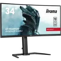 Iiyama G-MASTER GCB3481WQSU-B1, 86,4 cm (34"), 3440 x 1440 Pixel, UltraWide Quad HD, LCD, 0,3 ms, Schwarz