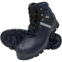 Uvex 2 construction Stiefel S3 schwarz, blau 65121 / 65122 / 65123, Größe:46, Weite:11