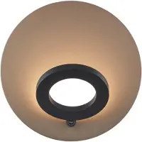 Knapstein Meggi LED-Wandleuchte-Bronze/Schwarz-mit Tunable White (2200K – 3500K)