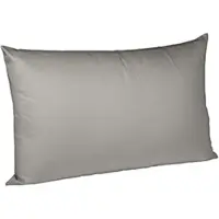 Fleuresse Uni Interlock Jersey Bettwäsche Colours Kissenbezug einzeln 40x60 cm | grau - grau