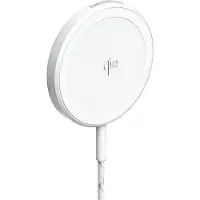 Unisynk Magnetic Wireless Charger Qi2, 15W, White 2m