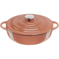 Tefal Servierpfanne "LOV" Gusseisen aus Gusseisen, mit Emaille-Beschichtung, mit Kondensationssystem