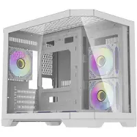 Darkflash Darflash FT418 Computergehäuse + 6 aRGB-Lüfter (weiß)