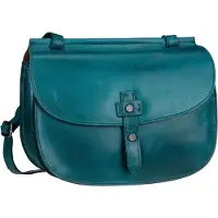 Harold's Leder Umhängetasche Aberdeen Slingbag Petrol