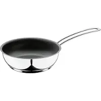 Küchenprofi Kuechenprofi MINI 2370902816 Bratpfanne, 16 cm max. Durchmesser, Edelstahl, Induktionsherd-geeignet, Antihaftbeschichtung