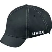 Uvex Anstoßkappe u-cap sport, EN 812, kurzer Schirm, Dämpfung, schwarz