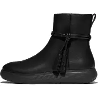 FitFlop FitFlop IQ-Comff Tassel Leather Short Boots SCHWARZ 37