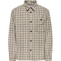 Only & Sons Herren Hemdjacke ONSWALEED CORDUROY OVERSHIRT Relaxed Fit 22034467 Grün L