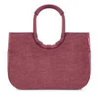 Reisenthel loopshopper L twist maroon