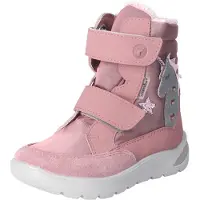 Ricosta Annika 508900602 Mädchenstiefel, HT/Textil, Rosa, wasserdicht - Kinderschuhe Gefütterte Kinderstiefel Gr. 18 - 42, Mehrfarbig