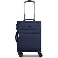 Bugatti Valencia Soft 4 Rollen Kabinentrolley S 55 cm mit Dehnfalte