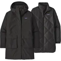 Patagonia - 3-in-1-Parka - W's Pine Bank 3-in-1 Parka Black für Damen - Größe M - schwarz
