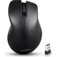 Perixx PERIMICE-621, rechts, Optisch, RF Wireless + Bluetooth + USB Type-A, 1600 DPI, Schwarz