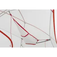 Big Agnes mtnGLO Zelt Gear Loft Dreieck weiß
