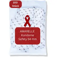 Amarelle Safety Kondome 54 mm aus Naturlatex 100 St