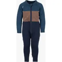Lindberg Bamboo Merino Thermounterwäsche Overall, Blue/Navy, 74-80