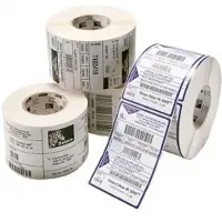 Zebra Z-Peform 1000D, Weiß, Permanent Adhesive, Etikettenrolle, Rolle, Papier, Thermodirekt
