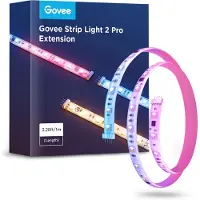 Govee Strip Light 2 Pro, Universalstreifenleuchte, Ambiente, Klebeband, Transparent, Multi, 60 Glühbirne(n)
