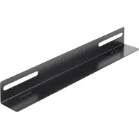 DeLOCK 19 Tragschiene für Netzwerkschrank 300 x 40 mm 2 Stück, Montageschelle, Metall, Schwarz, 2 Stück(e)