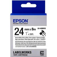 Epson LK-6WBVS, Schwarz auf weiss, Japan, LabelWorks LW-Z900FK (QWERTZ) LabelWorks LW-Z710 LabelWorks LW-Z700FK (QWERTZ) LabelWorks LW-900P..., 2,4 cm, 8 m, 1 Stück(e)
