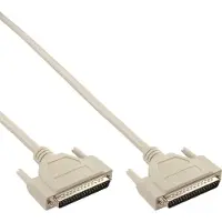 InLine Serielles Kabel, 37pol Stecker / Stecker, vergossen, 1:1 belegt, 2m