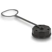 DeLOCK Schutzkappe für RJ45 Einbaubuchsen 67047 und 67048 IP68 staub- und wasserdicht schwarz