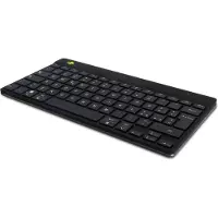 R-Go Tools Ergonomische Tastatur R-Go Compact Break, kompakte Tastatur mit Pausensoftware, QWERTY (IT), Bluetooth, Schwarz, Mini, Kabellos, Bluetooth, Scherenschalter, QWERTY, Schwarz