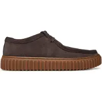 Clarks Schnürschuhe Torhill aus Premium-Materialien 5228A Dark Brown Suede 42.5