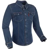 Segura Terence Damen Motorrad Textiljacke, blau, 38