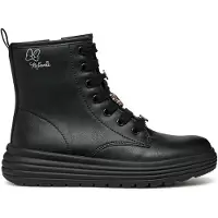 Geox Boots PHAOLAE, Glattleder, Schwarz, Kinder