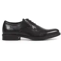 Geox CARNABY Herren Businessschuhe Schnürhalbschuhe schwarz Elegant NEU