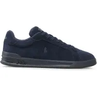 Ralph Lauren Ftw für Herren. 809877601002 Wildleder Heritage Court II navy Turnschuhe (47), Wohnung, Schnürsenkel, Sportlich, Marine
