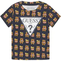 GUESS T-Shirt H1YT00 K6YW1 Schwarz Regular Fit