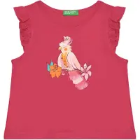 United Colors of Benetton T-Shirt 3I1XG10JK Rosa Regular Fit 104