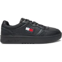 Tommy Hilfiger Cupsole Leather Sneakers Black Größe: 43 | Trainers Outlet | Herren | Schwarz