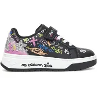 Primigi Jungen Mädchen B&g Glam Krippenschuh, Schwarz Multicolor, 25 EU