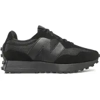 New Balance 327 Wildleder-Sneaker, Schwarz 43 EU