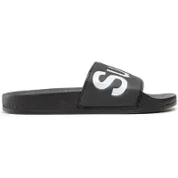 Superga Unisex 1908 Slides Polysoft Black White-Schuhgröße 35